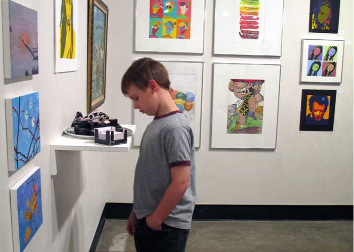 Student in Fine Arts Gallery