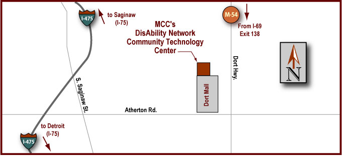 Disability Network CTC Driving Map