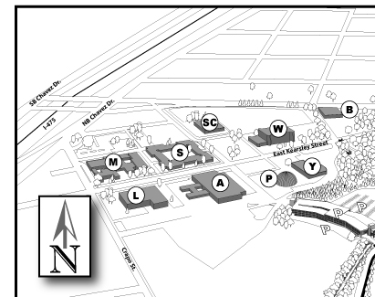 Mott Community College Map Main Campus - Flint | Mott Community College