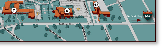 MCC Main Campus Map