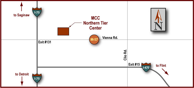 Northern Tier Center Map