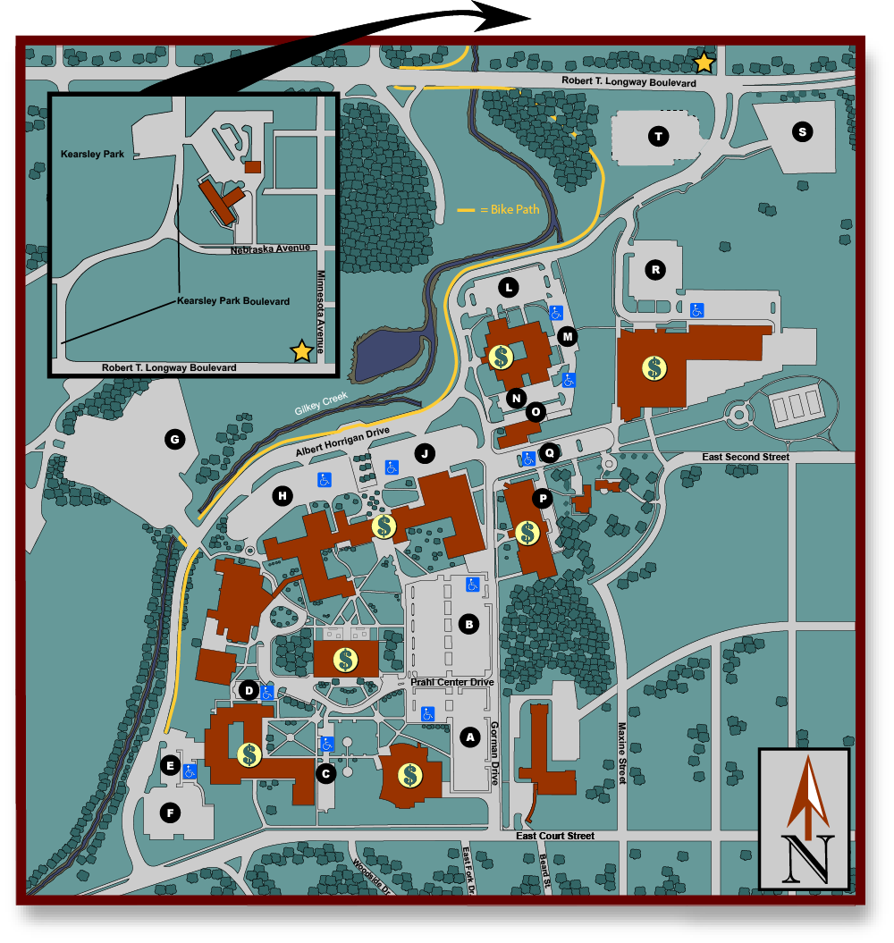 Main Campus Parking Map