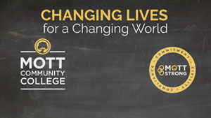 Zoom Background Image Thumnail - MCC Changing Lives/Mott Strong Themed