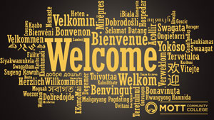 Zoom Background Image Thumnail - Welcome in Different Languages Themed