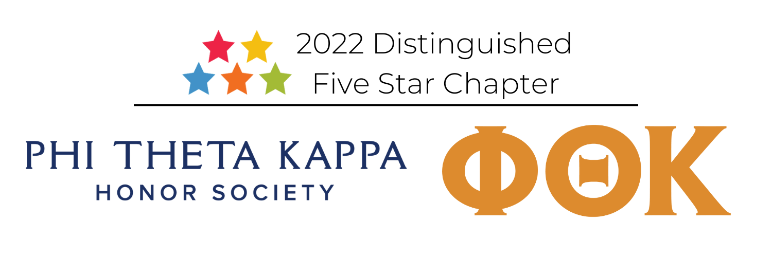 Phi Theta Kappa Honor Society 2022 Distinguished Five Star Chapter